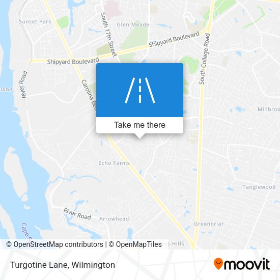 Turgotine Lane map