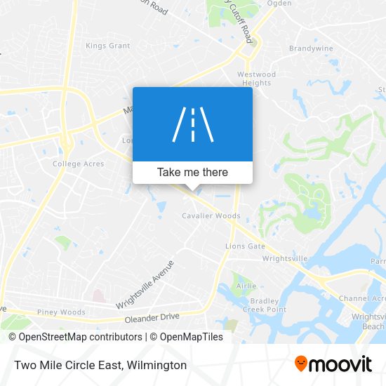 Two Mile Circle East map