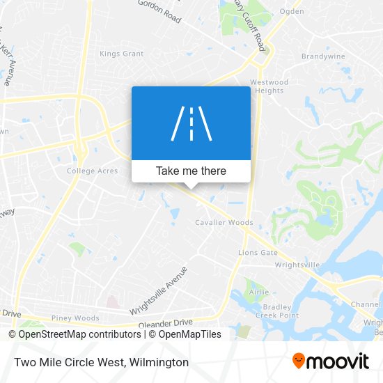 Two Mile Circle West map