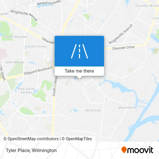 Tyler Place map