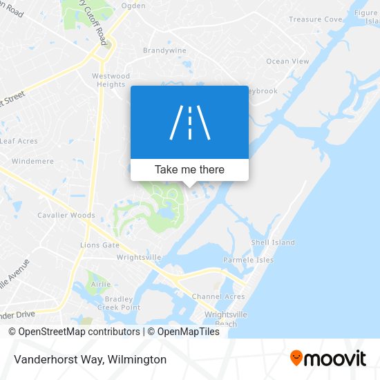 Vanderhorst Way map