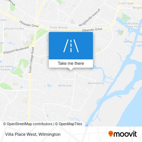 Mapa de Villa Place West