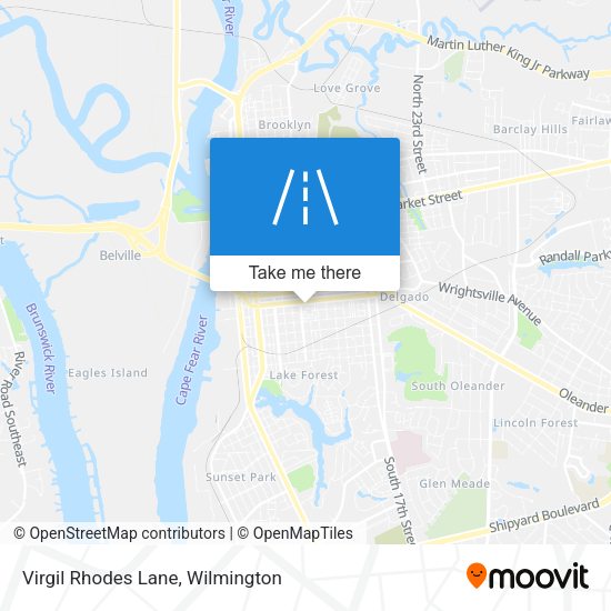 Mapa de Virgil Rhodes Lane