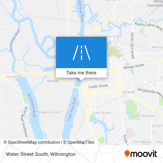 Water Street South map