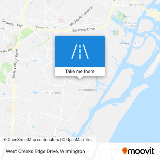 Mapa de West Creeks Edge Drive