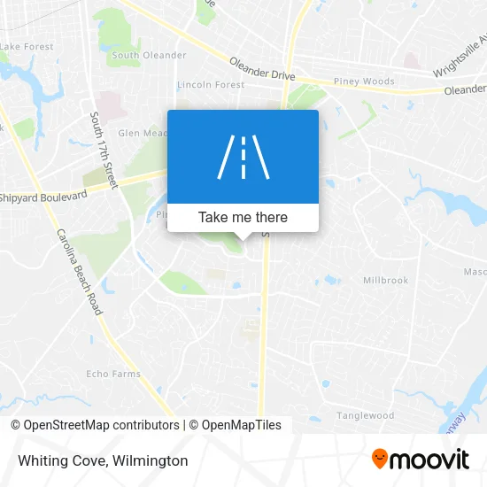 Whiting Cove map