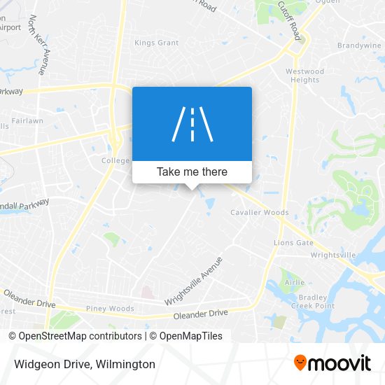 Mapa de Widgeon Drive