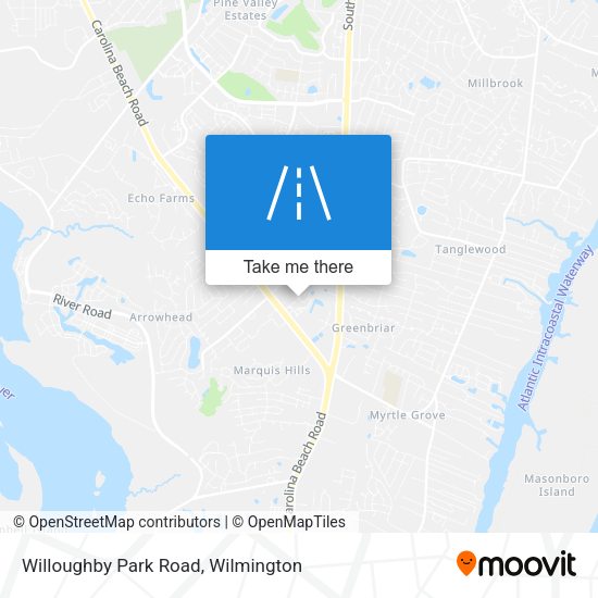 Mapa de Willoughby Park Road