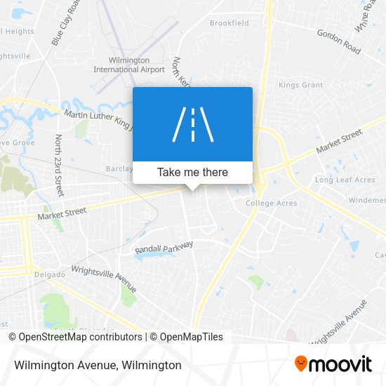 Wilmington Avenue map