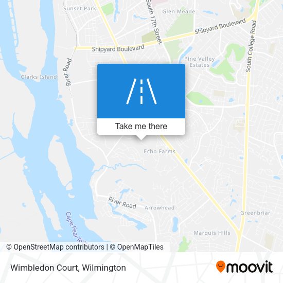 Wimbledon Court map