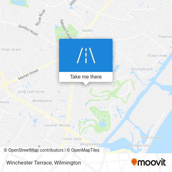 Winchester Terrace map