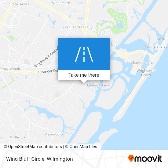 Wind Bluff Circle map