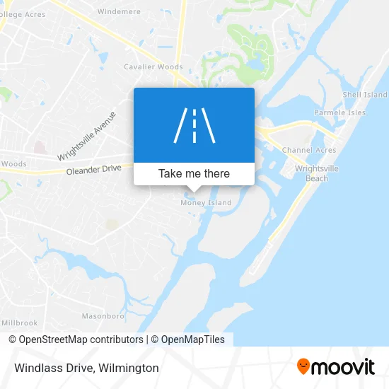 Windlass Drive map