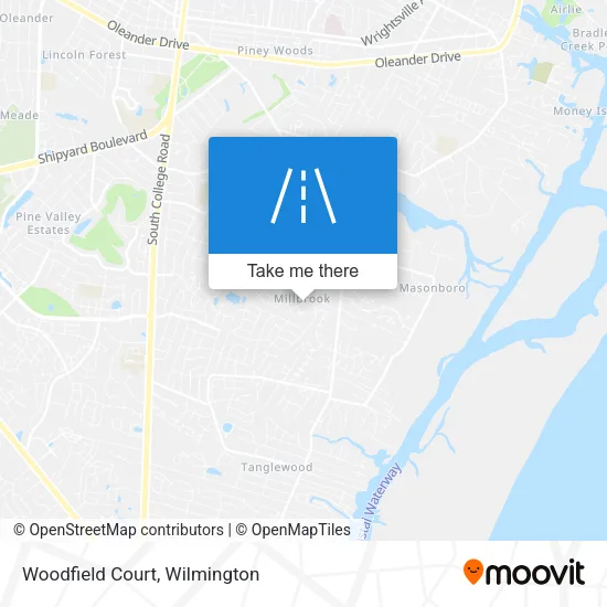 Woodfield Court map