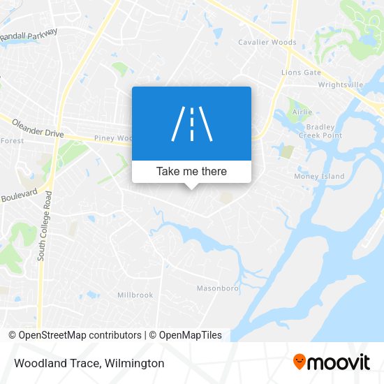 Mapa de Woodland Trace