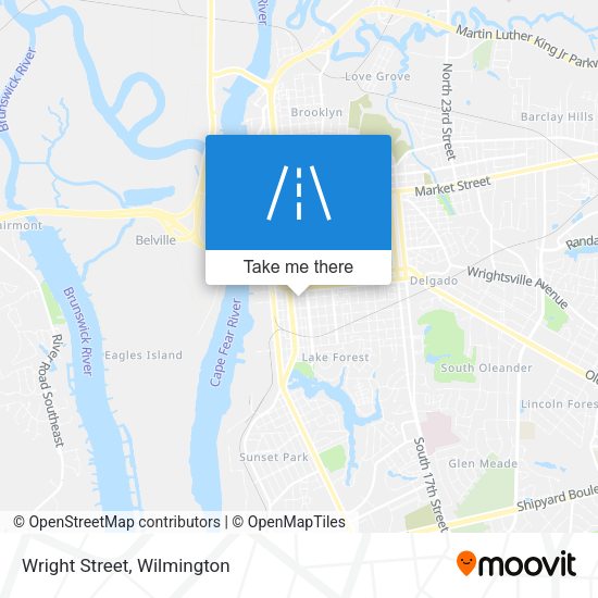 Mapa de Wright Street