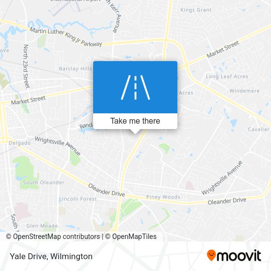 Mapa de Yale Drive