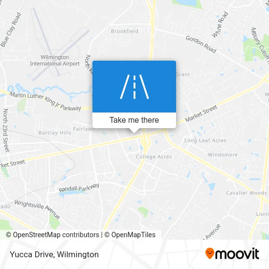 Yucca Drive map