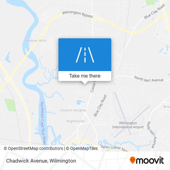 Chadwick Avenue map