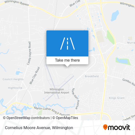 Mapa de Cornelius Moore Avenue