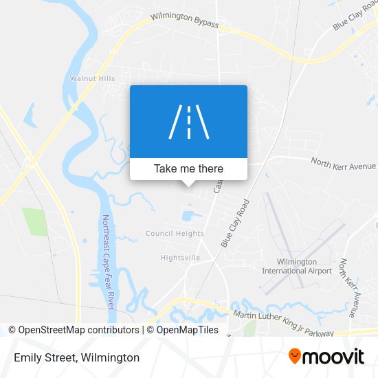 Mapa de Emily Street