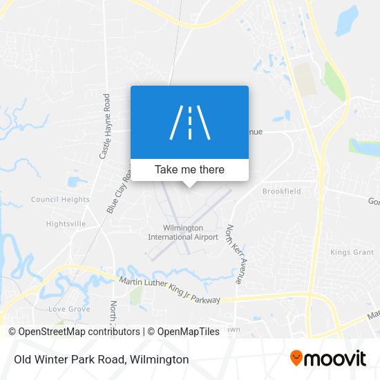 Old Winter Park Road map