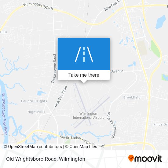 Old Wrightsboro Road map