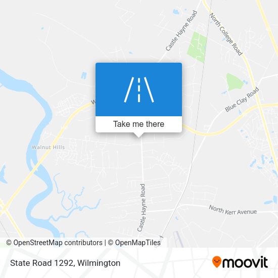 State Road 1292 map