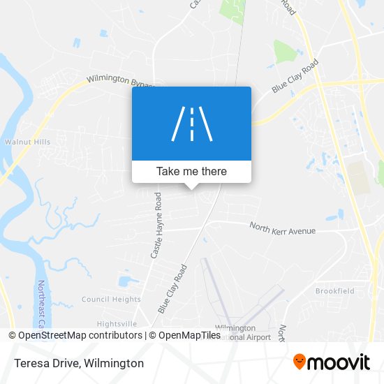 Teresa Drive map