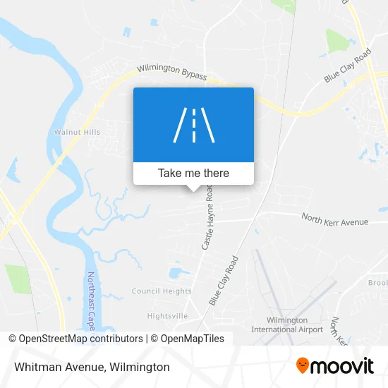Whitman Avenue map
