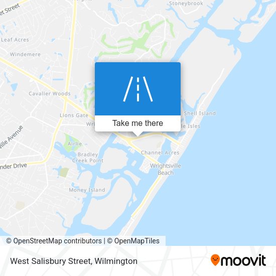 West Salisbury Street map