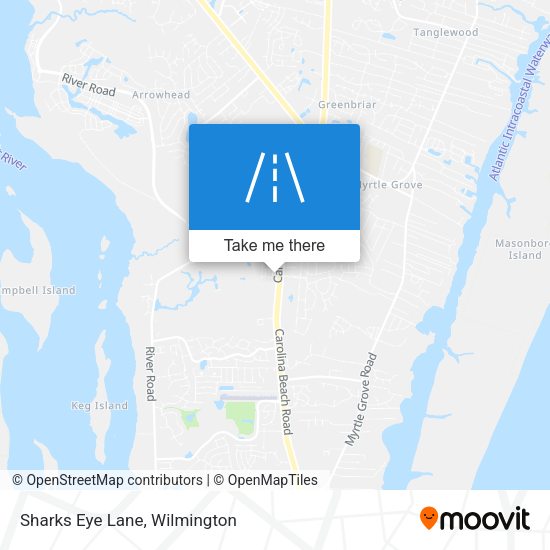 Mapa de Sharks Eye Lane