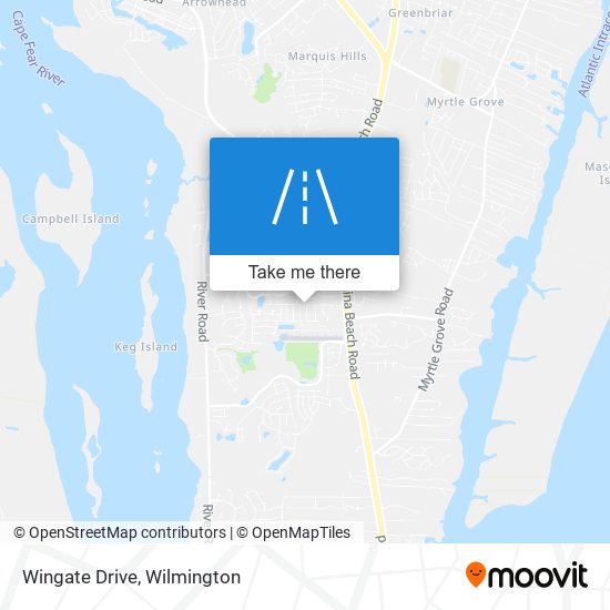 Wingate Drive map