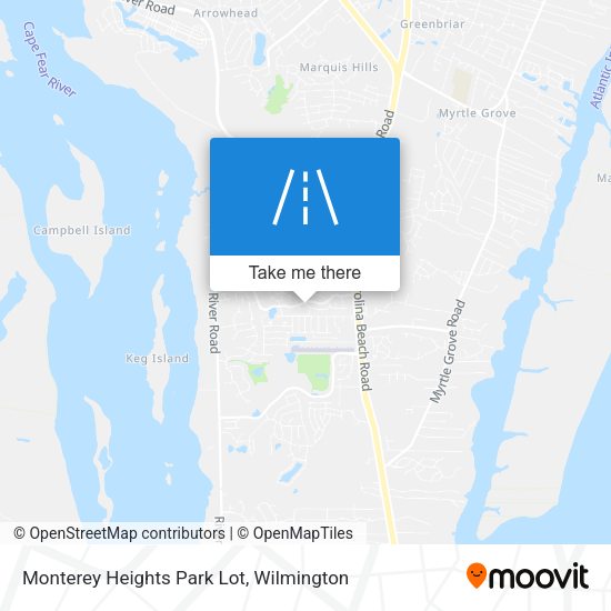 Monterey Heights Park Lot map
