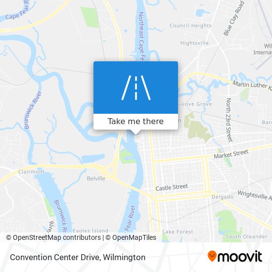Convention Center Drive map