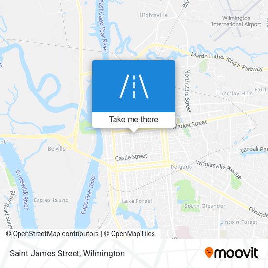 Saint James Street map