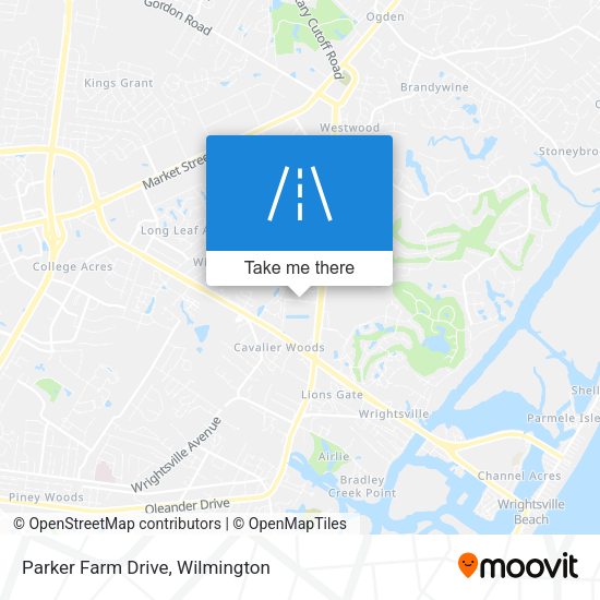 Parker Farm Drive map