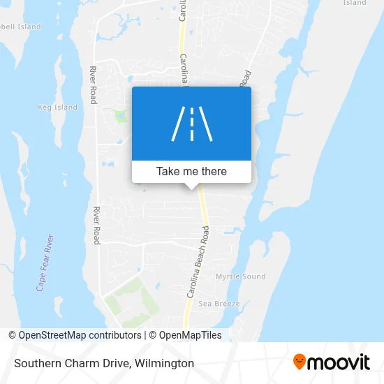 Southern Charm Drive map