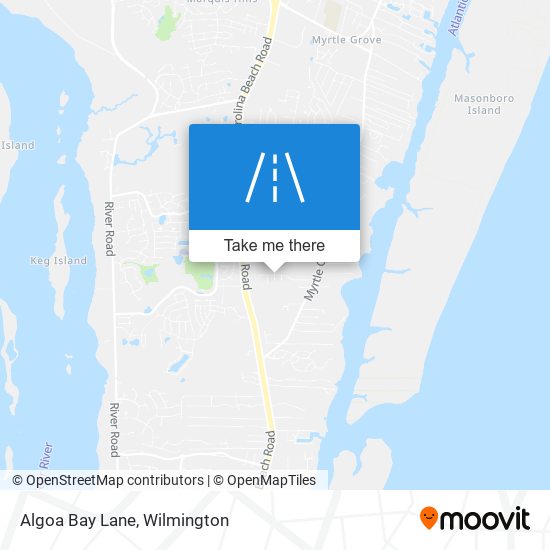 Algoa Bay Lane map