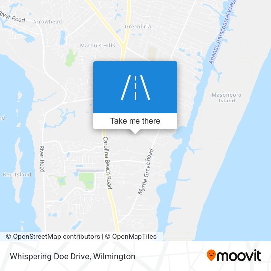 Whispering Doe Drive map
