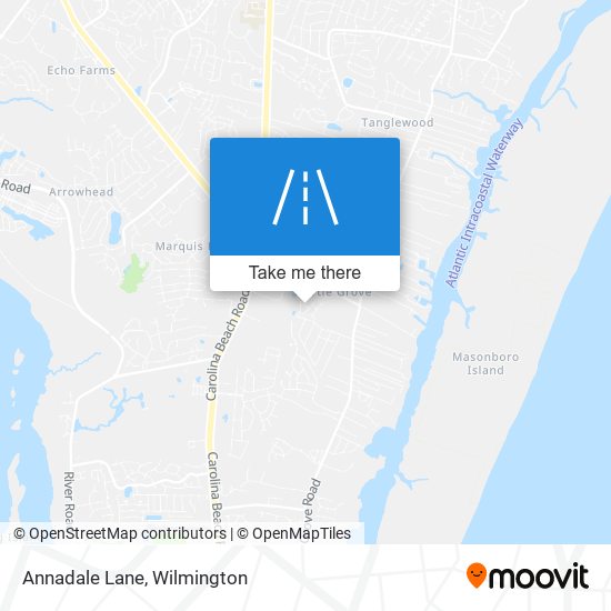 Annadale Lane map