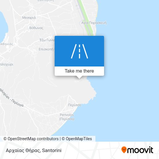 Αρχαίας Θήρας map