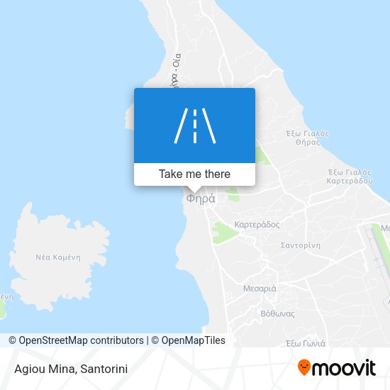 Agiou Mina map