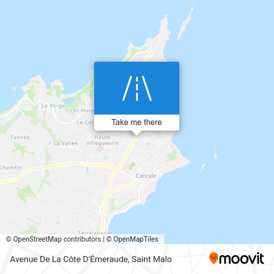 Avenue De La Côte D'Émeraude map