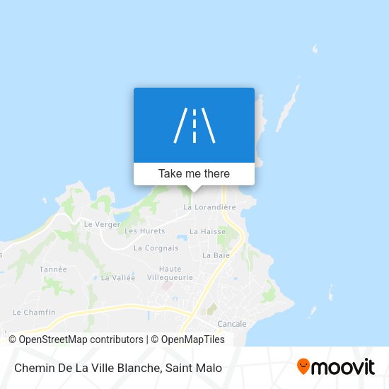 Chemin De La Ville Blanche map