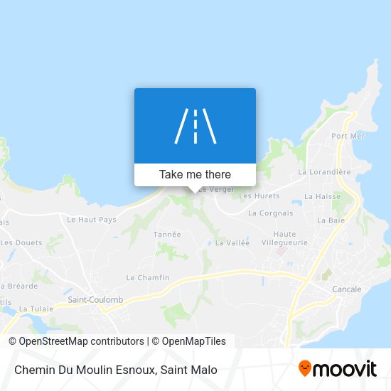 Chemin Du Moulin Esnoux map
