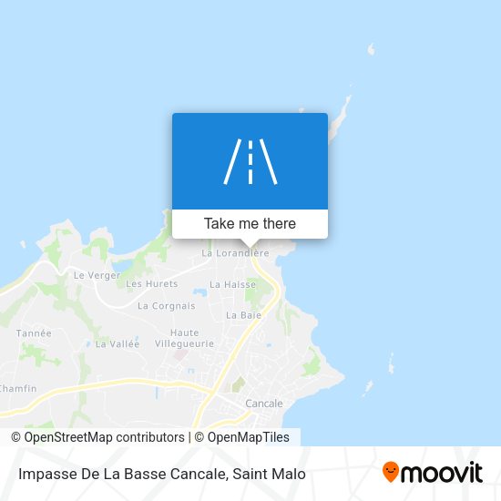 Impasse De La Basse Cancale map