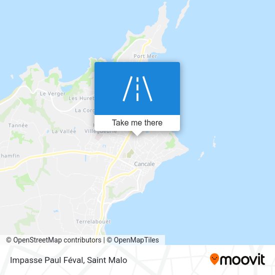 Impasse Paul Féval map