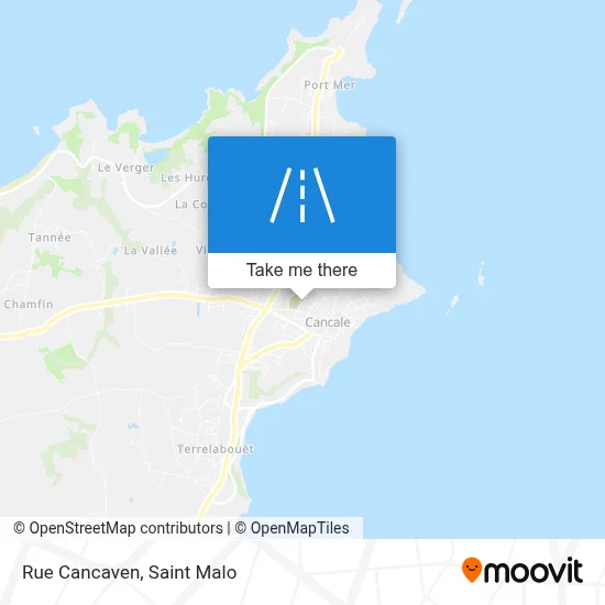 Rue Cancaven map