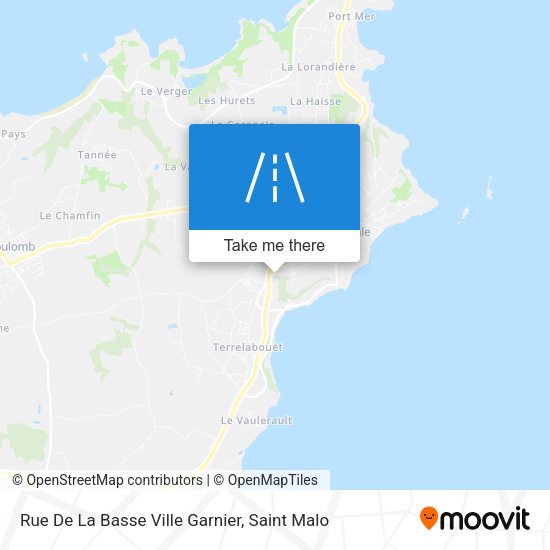 Rue De La Basse Ville Garnier map